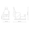 Spa pedicure behandelstoel EDGE